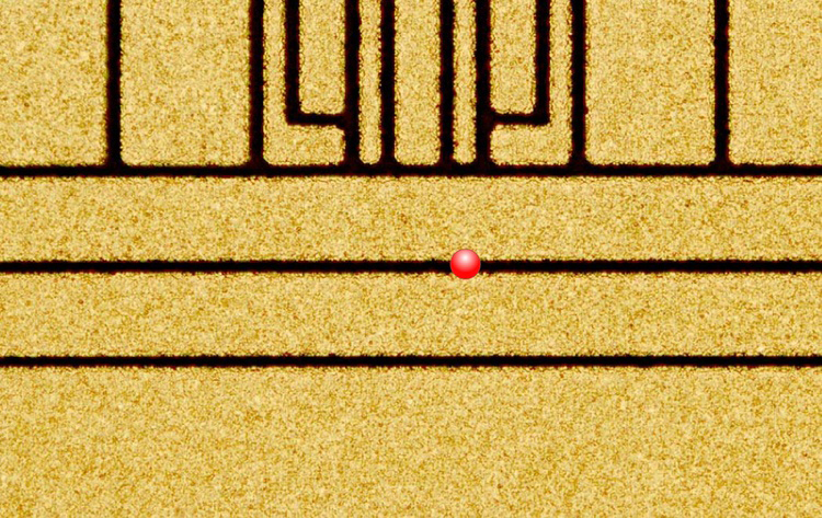 A NIST ion trap: quantum logic gates were first demonstrated on trapped ions.