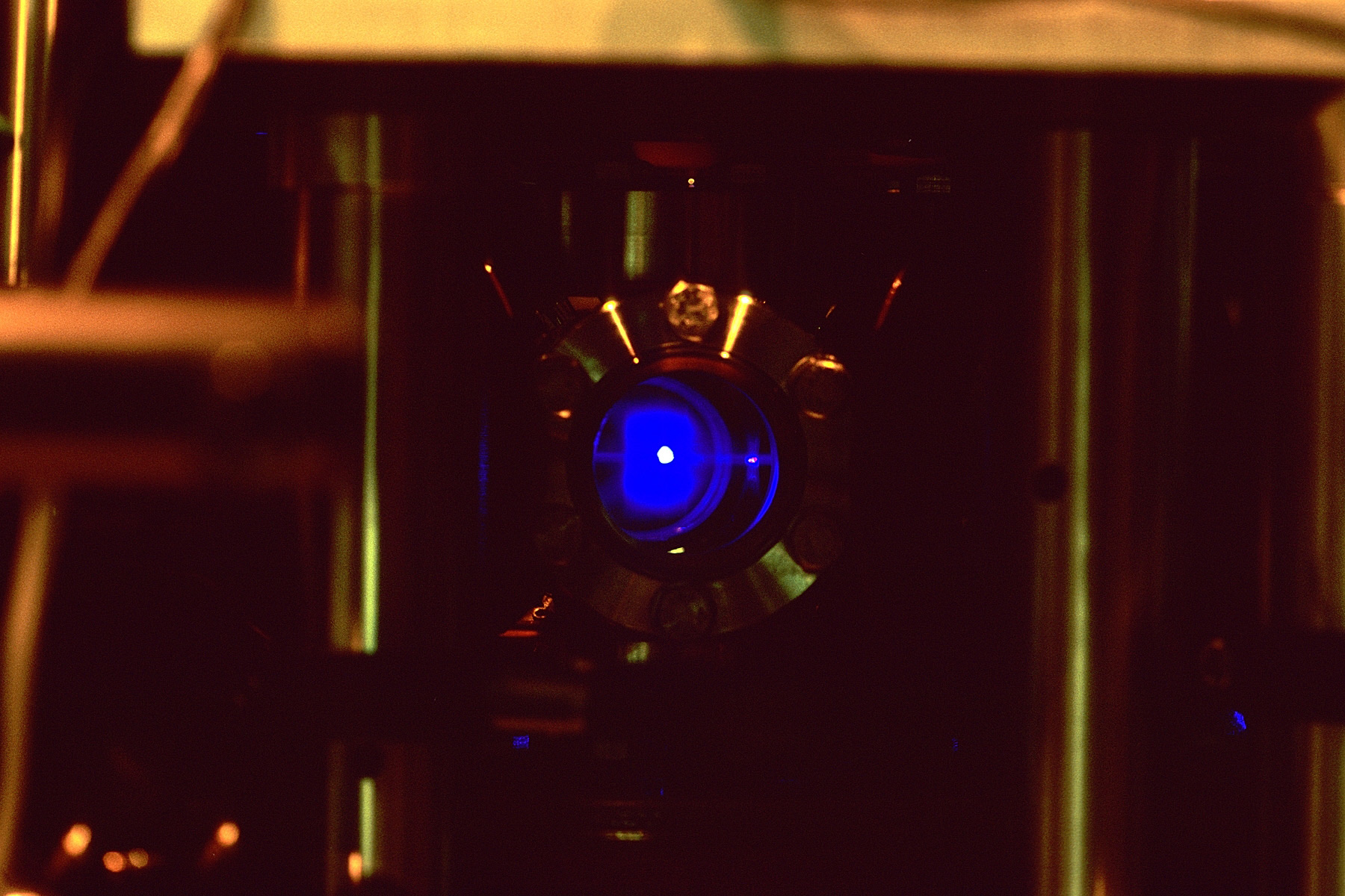 NIST's strontium optical lattice clock experiment, the class of clock so precise it can sense the gravitational shift from centimetres of height.